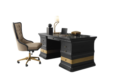 DILAN - Tufted leather chair with castors by A.R. Arredamenti - view 3